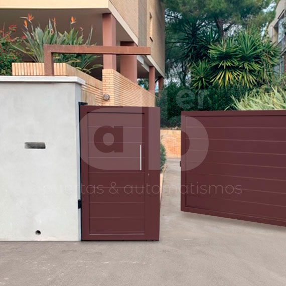 Puertas de aluminio exterior  Erreka: expertos en automatismos